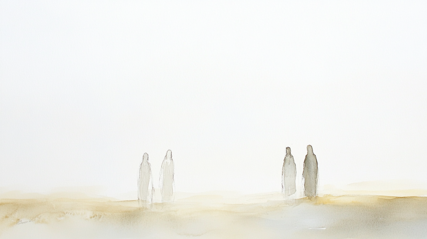 Artwork — golden retriever abstract scene dreamy minimalist watercolor 02