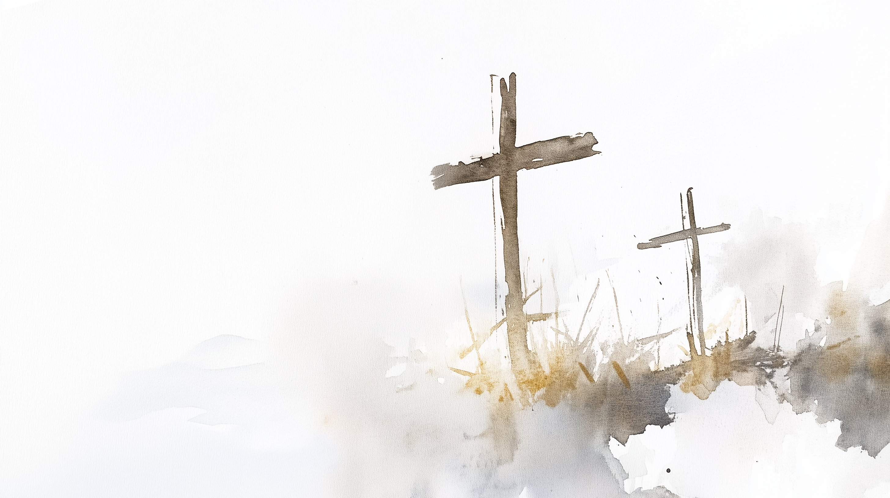 Artwork — golden retriever abstract scene dreamy minimalist watercolor 03