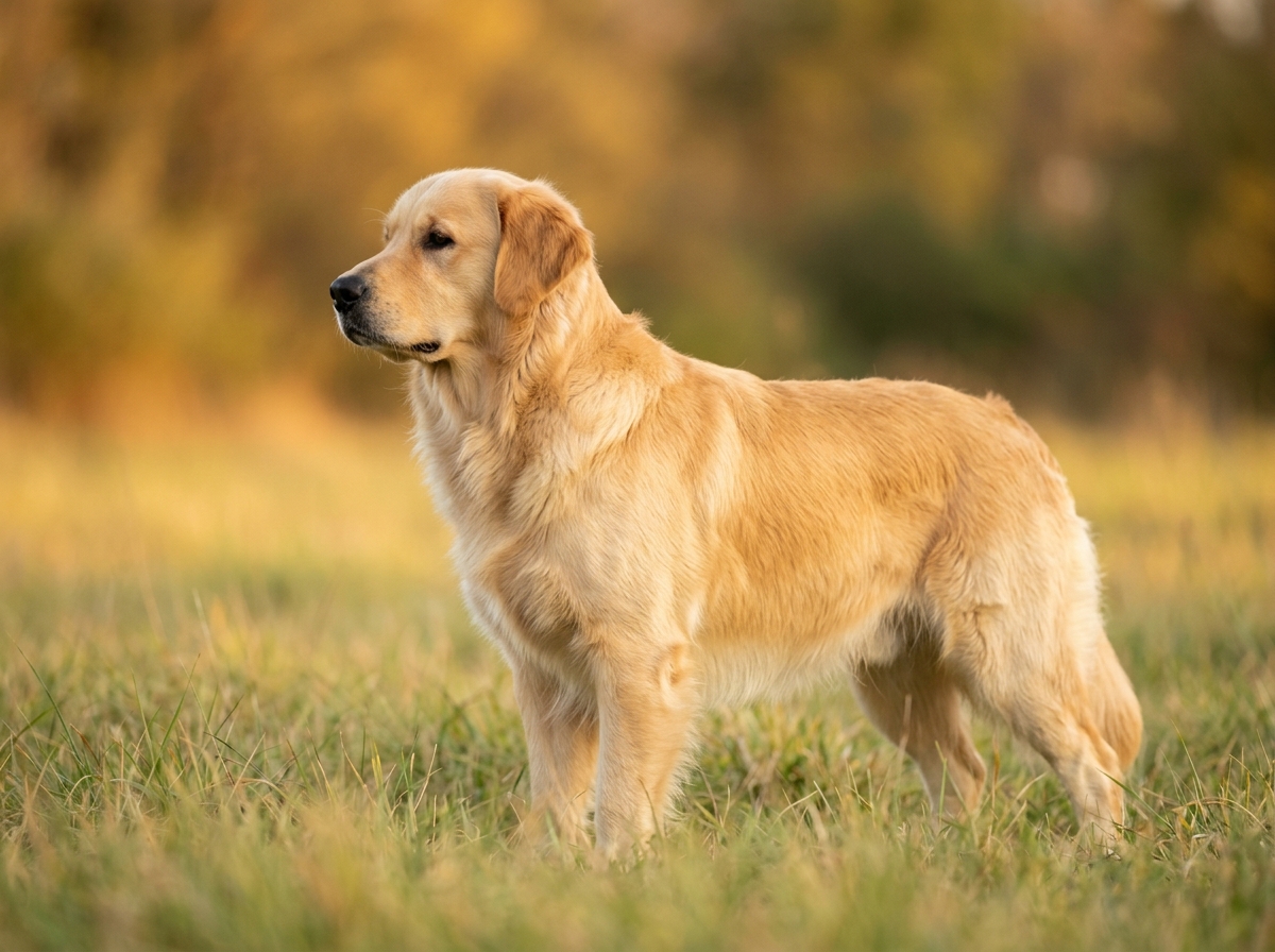 American Golden Retriever - classic medium gold coat